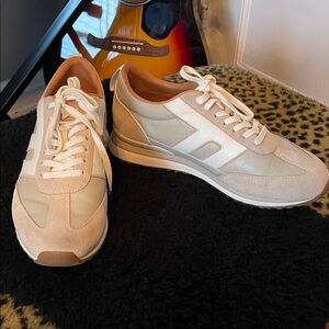 Women’s Cream and White Sneakers